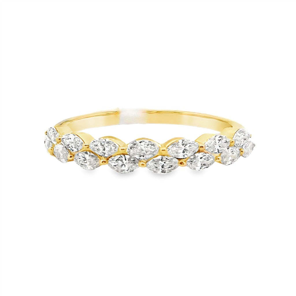 Womens Wedding Band Lab Diamond