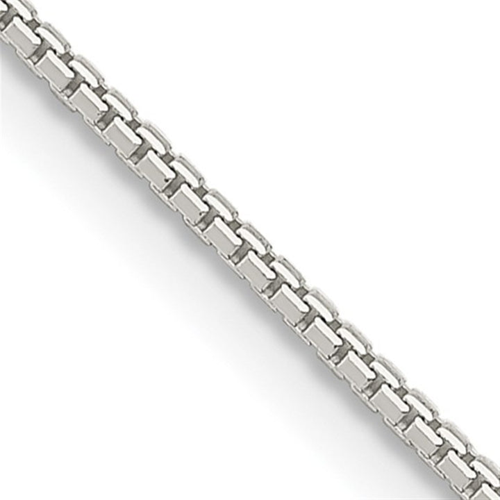 White .925 1.5 MM Box Chain 18" Long