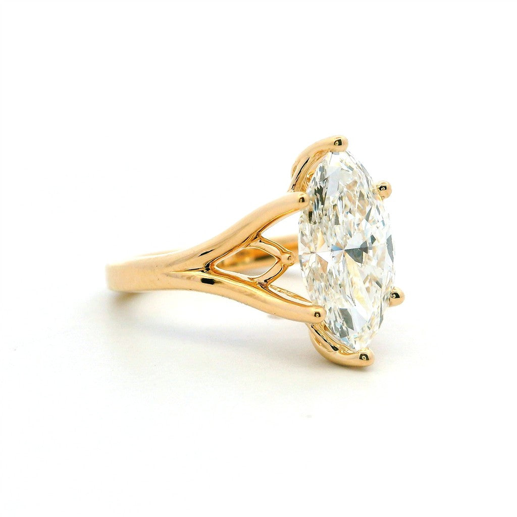 Lab Diamond Engagement Ring
