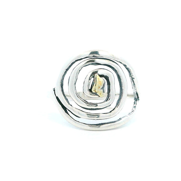 Womens Alaskan Gold Nugget Fashion Ring