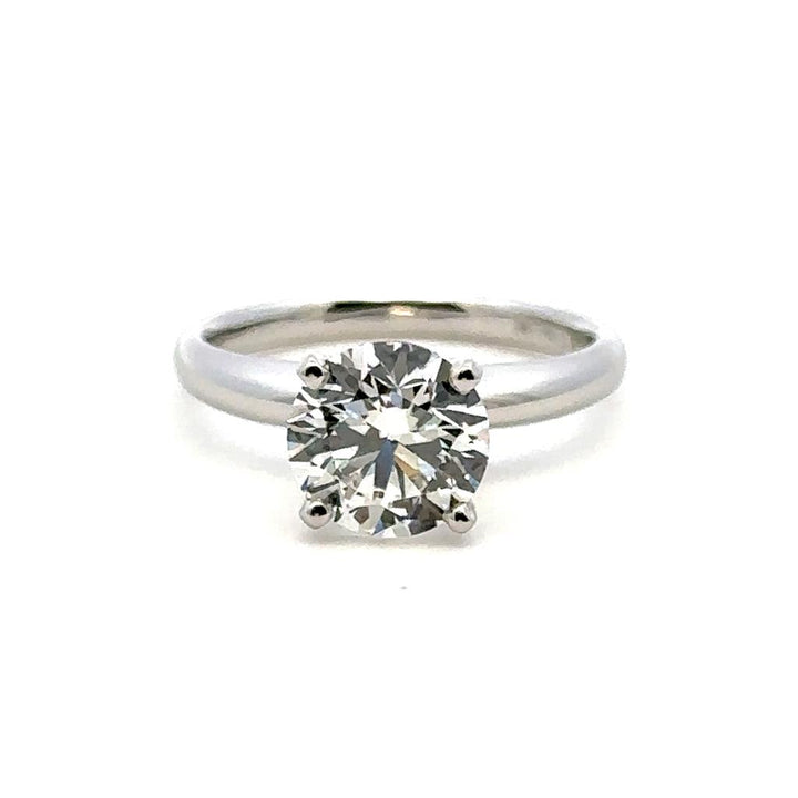 Tiffany Style Lab Diamond Engagement RingPlatinum White