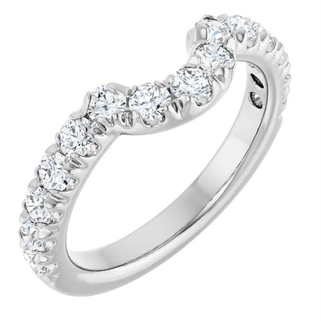Womens Wedding Band Lab Diamond