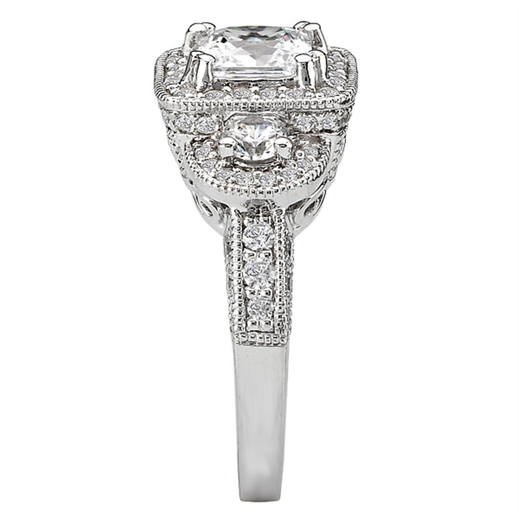 Halo Style Diamond Engagement Ring 14 Karat Gold White 
(Center Stone Not Included)
