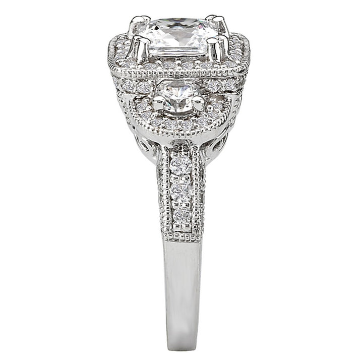 Halo Style Diamond Engagement Ring 14 Karat Gold White 
(Center Stone Not Included)