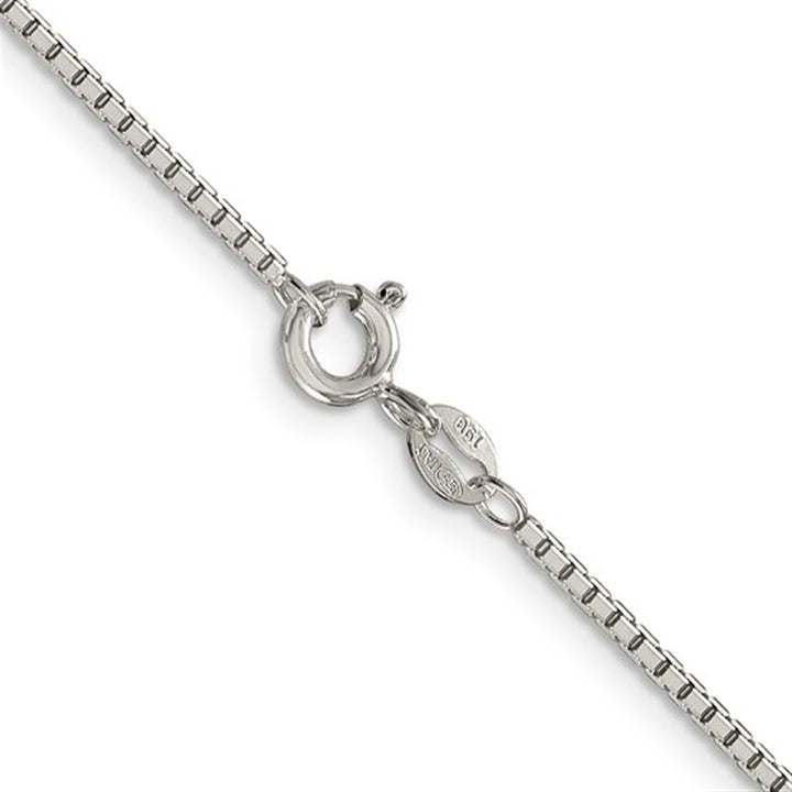 White .925 1.5 MM Box Chain 18" Long