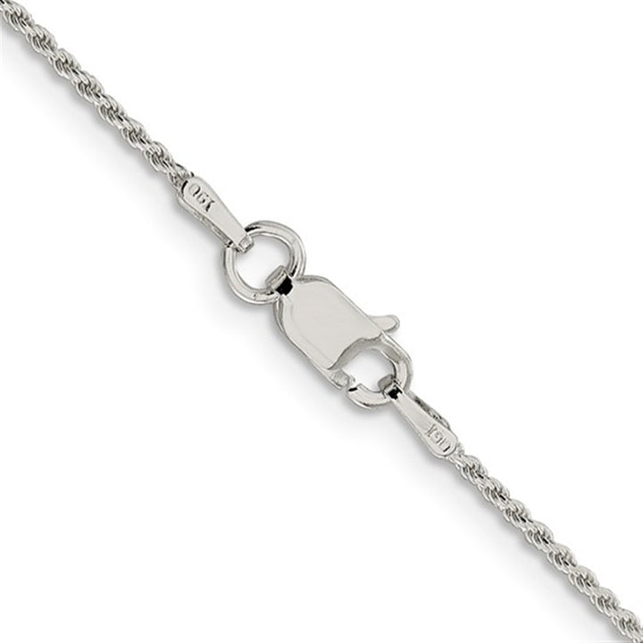 Sterling Silver 1.1 MM Rope Chain 18" Long