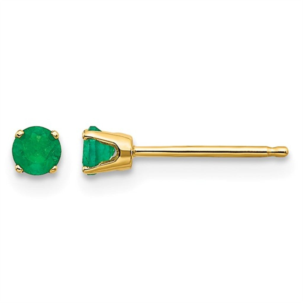 Precious Metal Earrings With Colored Stones