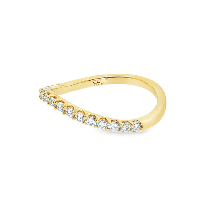 Womens Wedding Band Lab Diamond