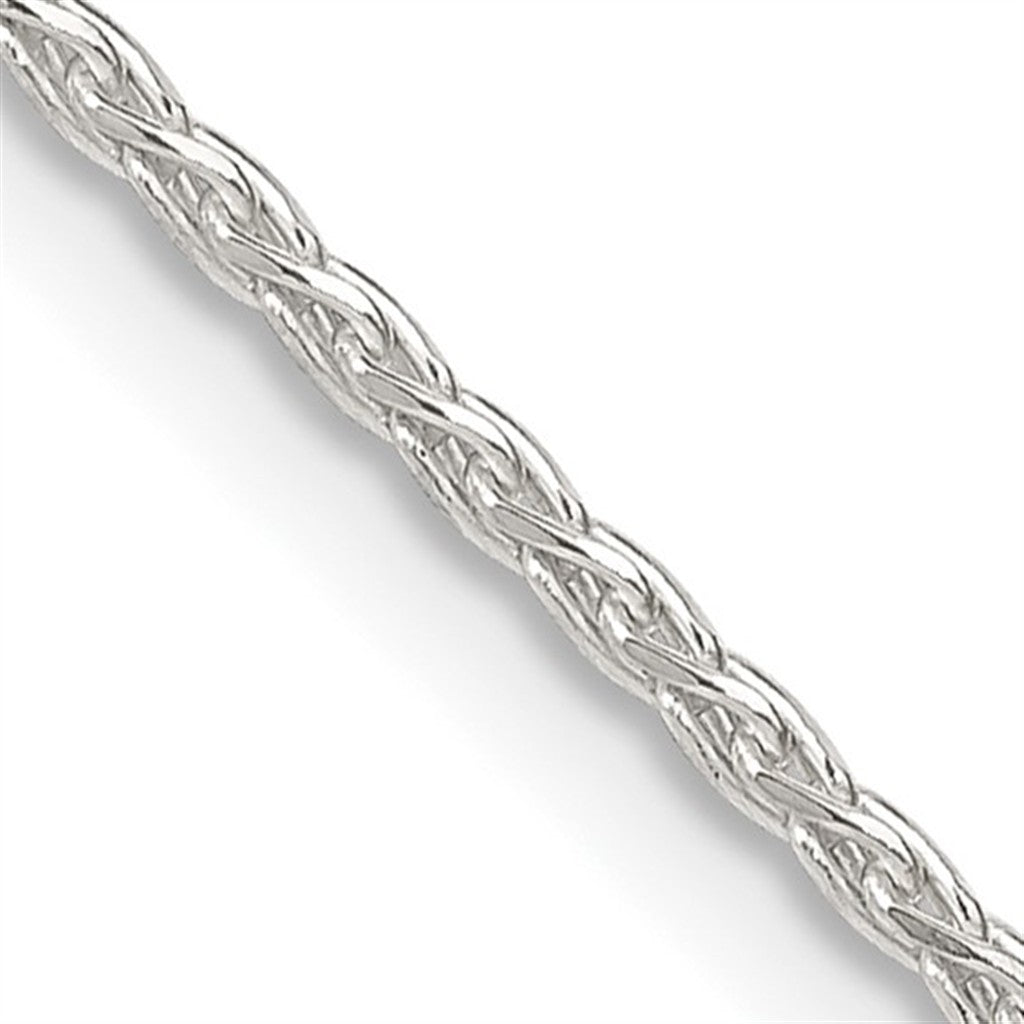 Sterling Silver 1.5 MM Spiga Chain 18" Long