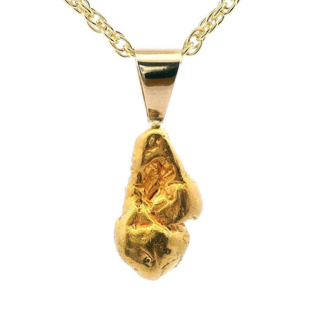 Alaskan Gold Nugget Pendants