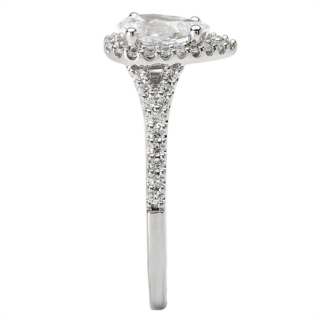 Halo Style Diamond Engagement Ring 14 Karat Gold White 
(Center Stone Not Included)