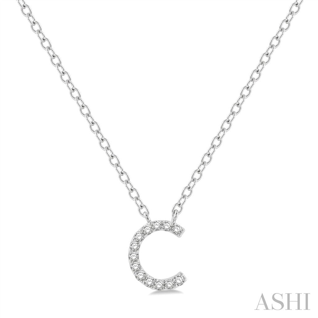Y Style Style Necklace 10 Karat White With Diamonds Natural 18" Long