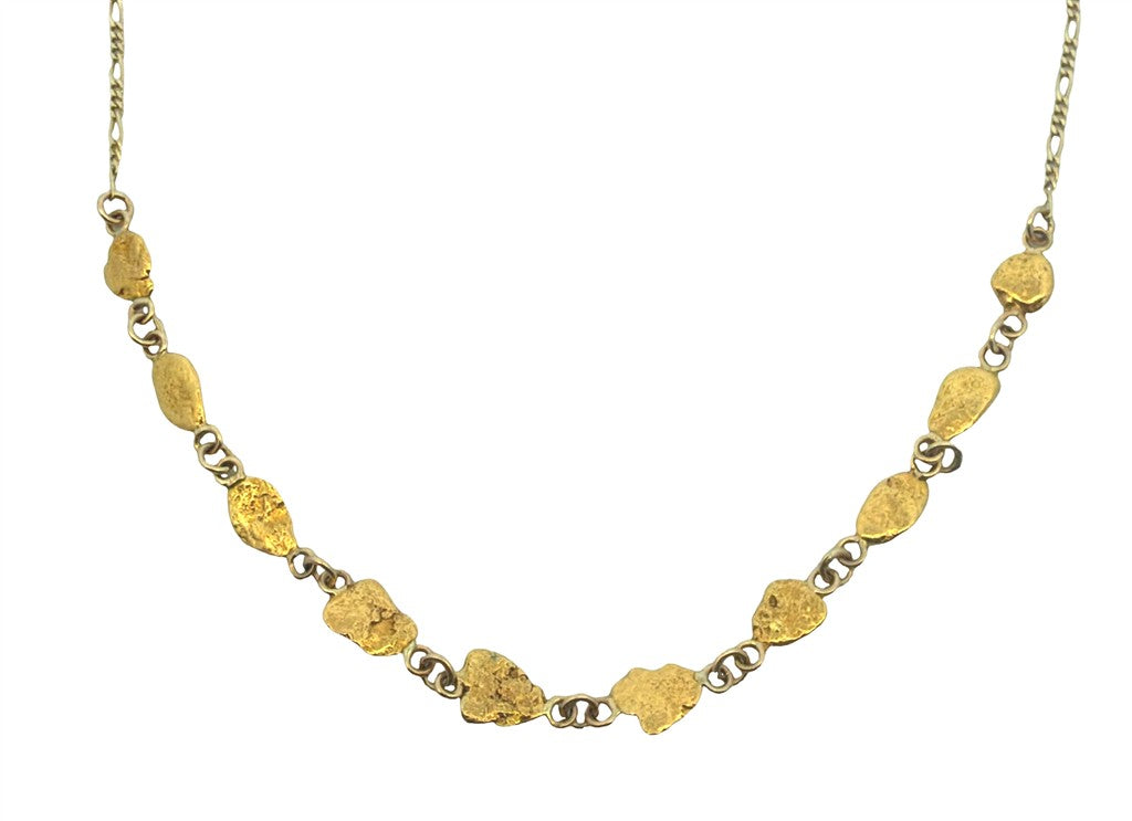 Gold Nugget Necklace