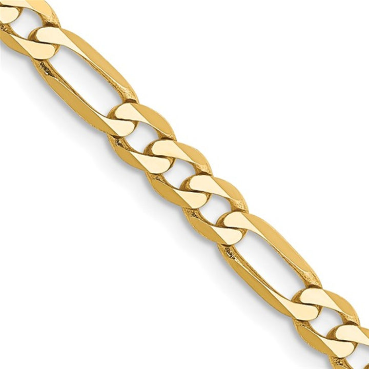 Figaro Link Chain 14 Karat Gold Yellow 4 MM Wide 20' In Length