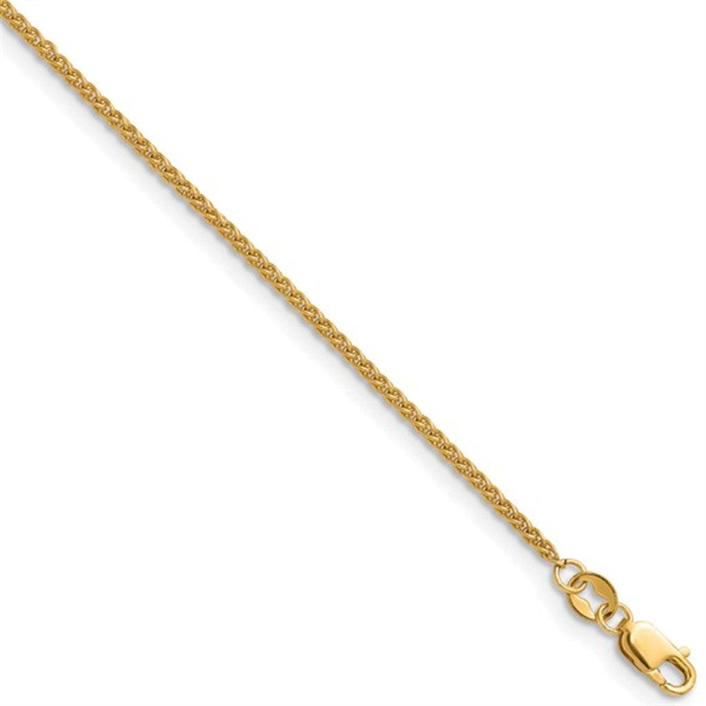 Gold Filled 1.5 MM Spiga Chain 16" Long