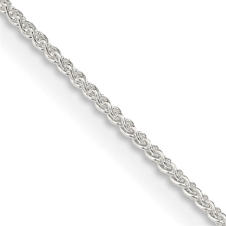 White .925 1 MM Spiga Chain 16" Long