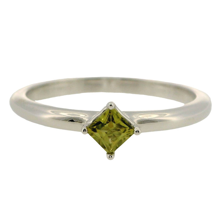 Bypass Engagement Ring White 14 Karat Gold