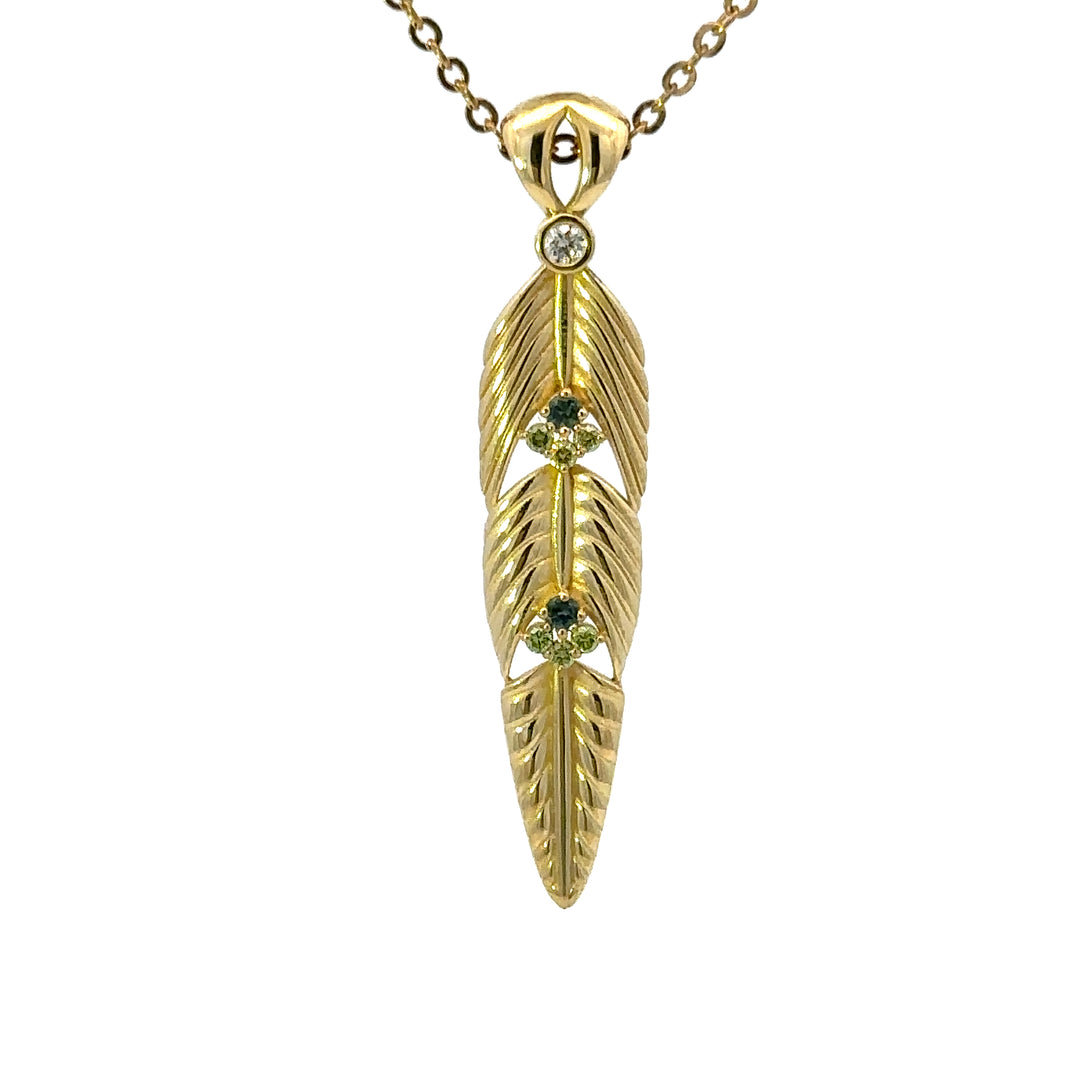 Custom Feather Pendant