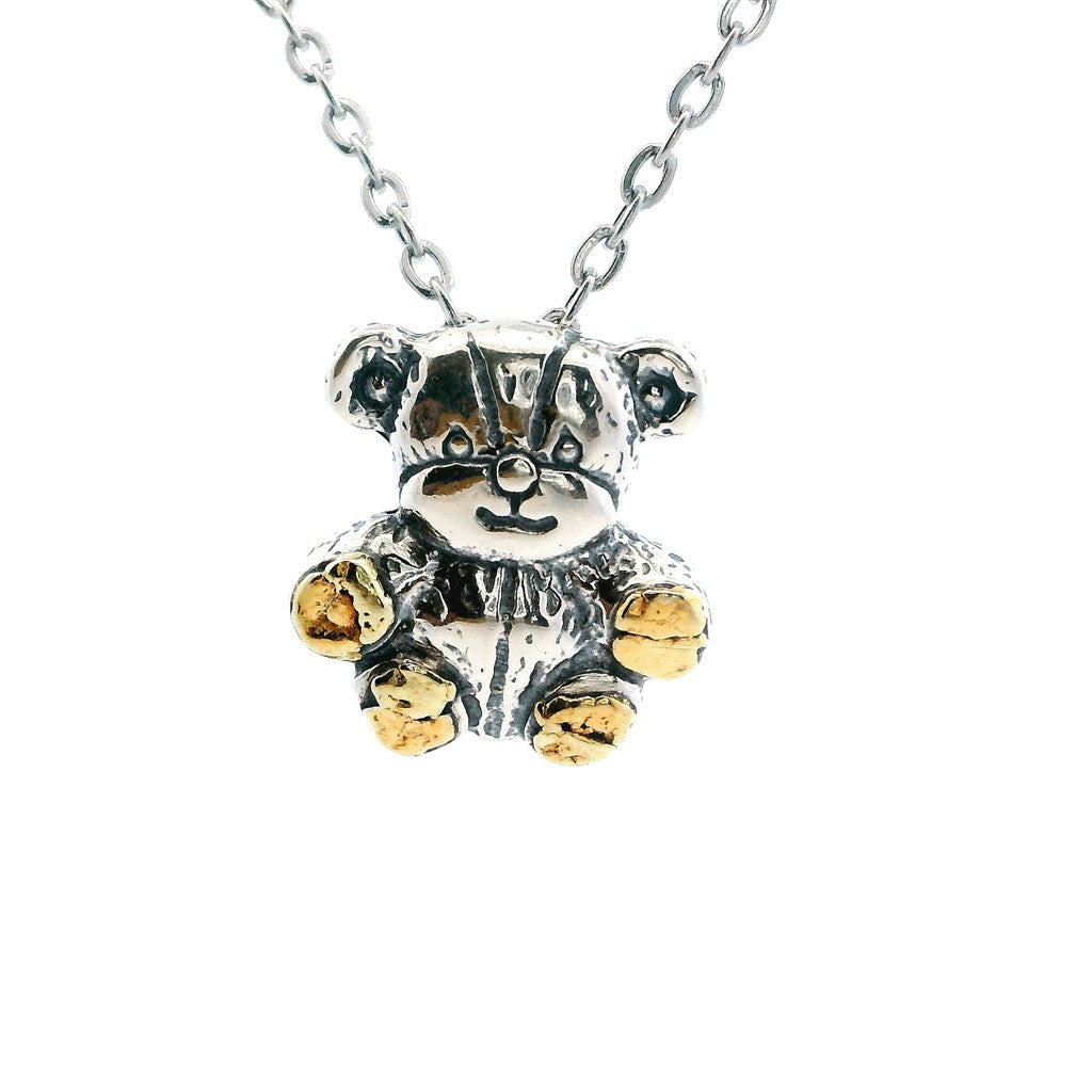 Drop Style Animal Pendant Sterling Silver & Alaskan Gold Nugget