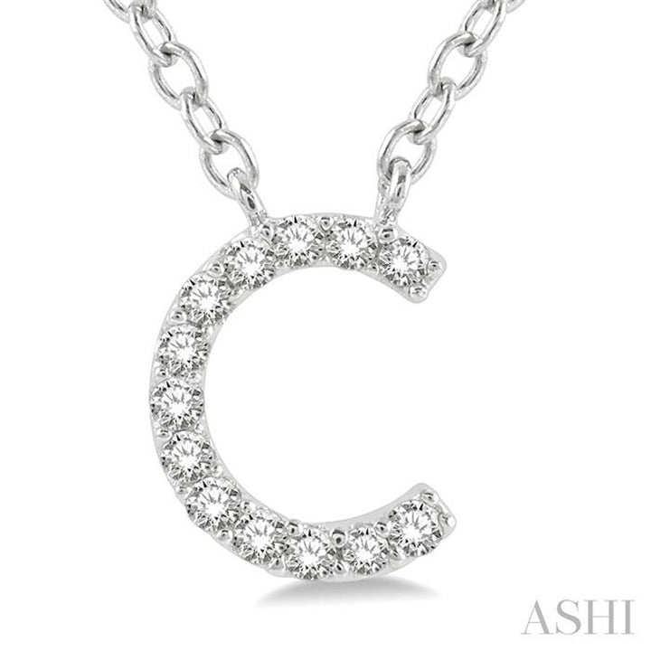 Initial Y Style Necklace 10 Karat Gold White With Diamonds 18" Long