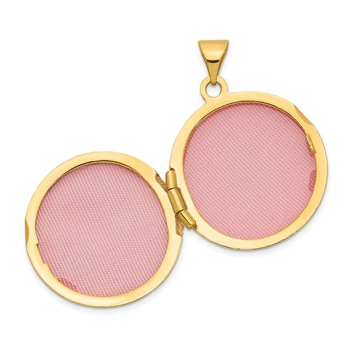 Locket Drop Pendant 14 KT Yellow