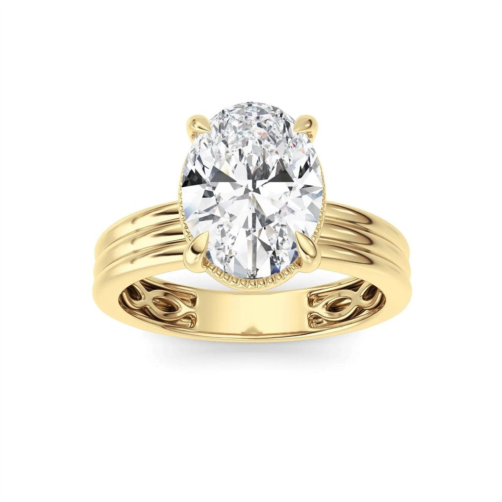 Lab Diamond Engagement Ring