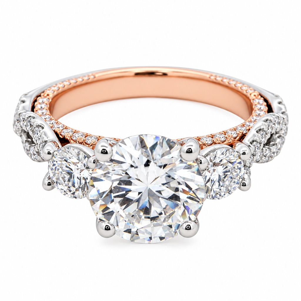Lab Diamond Engagement Ring