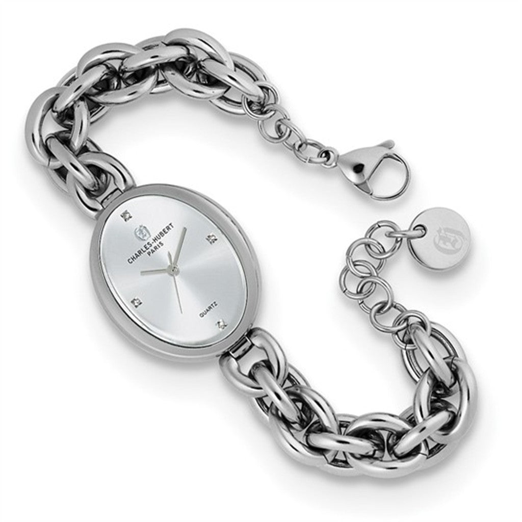 Dress Style Quartz (Battery) Womans Watch with a Stainless Steel Band By Charles Hubert