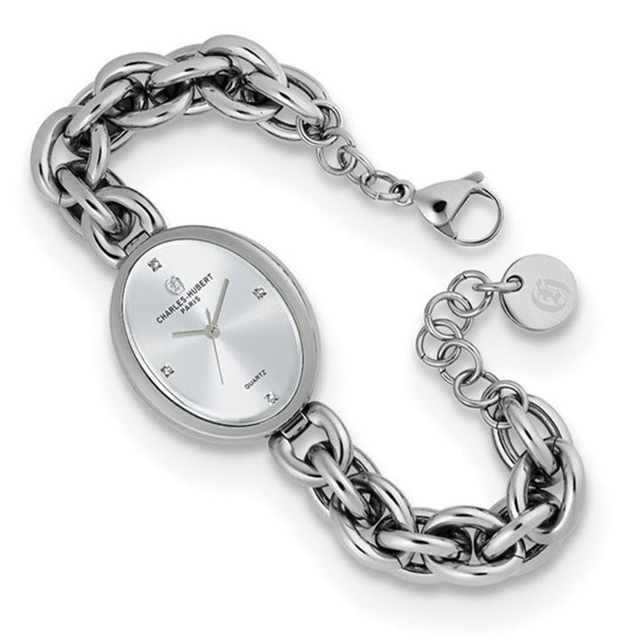 Dress Style Quartz (Battery) Womans Watch with a Stainless Steel Band By Charles Hubert