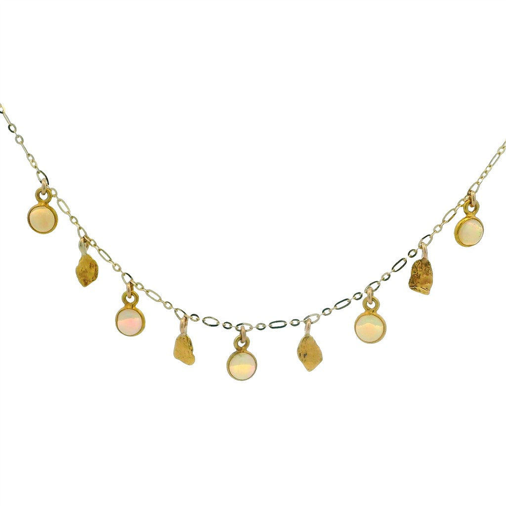 Gold Nugget Necklace