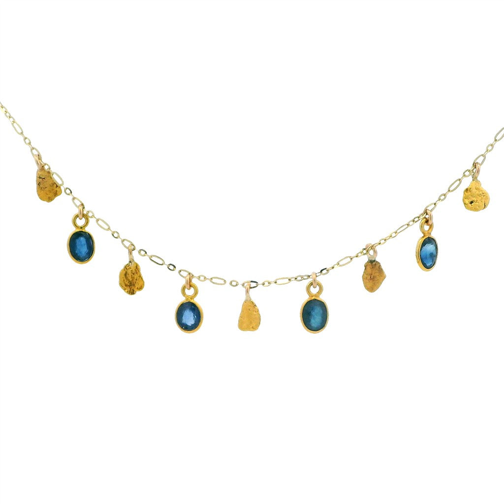Gold Nugget Necklace