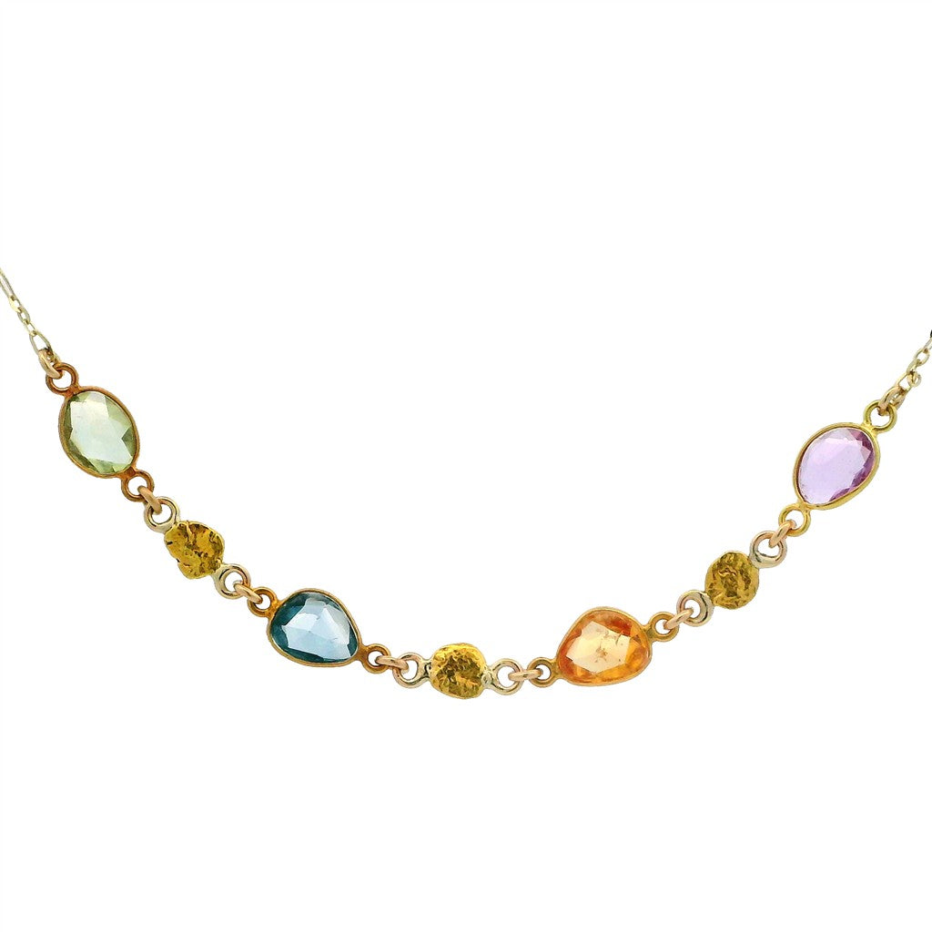 Gold Nugget Necklace