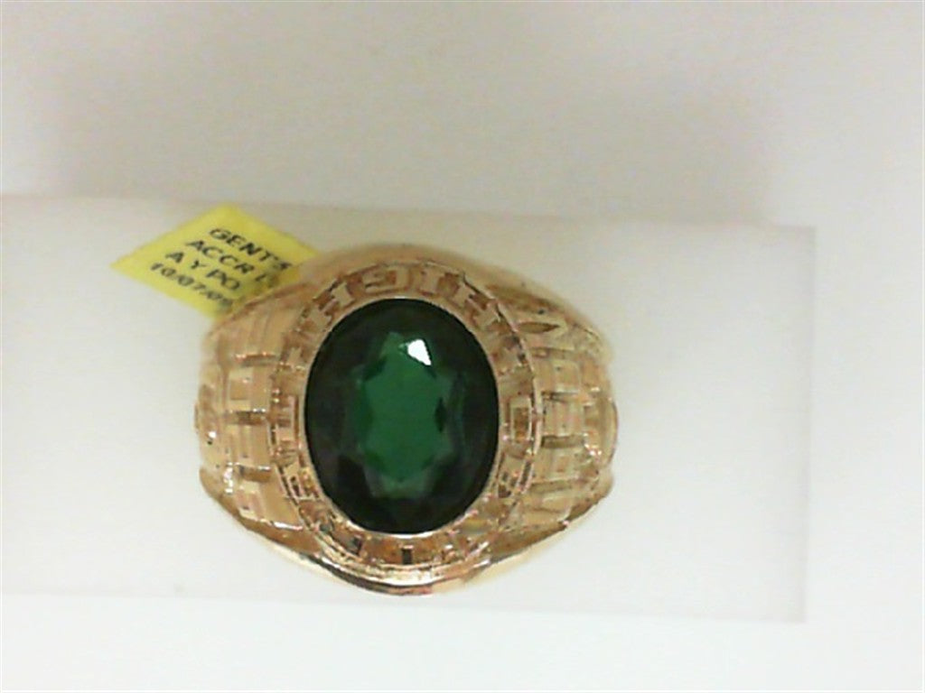 <nothing> Style Men's Class Rings <14 kt> Yellow