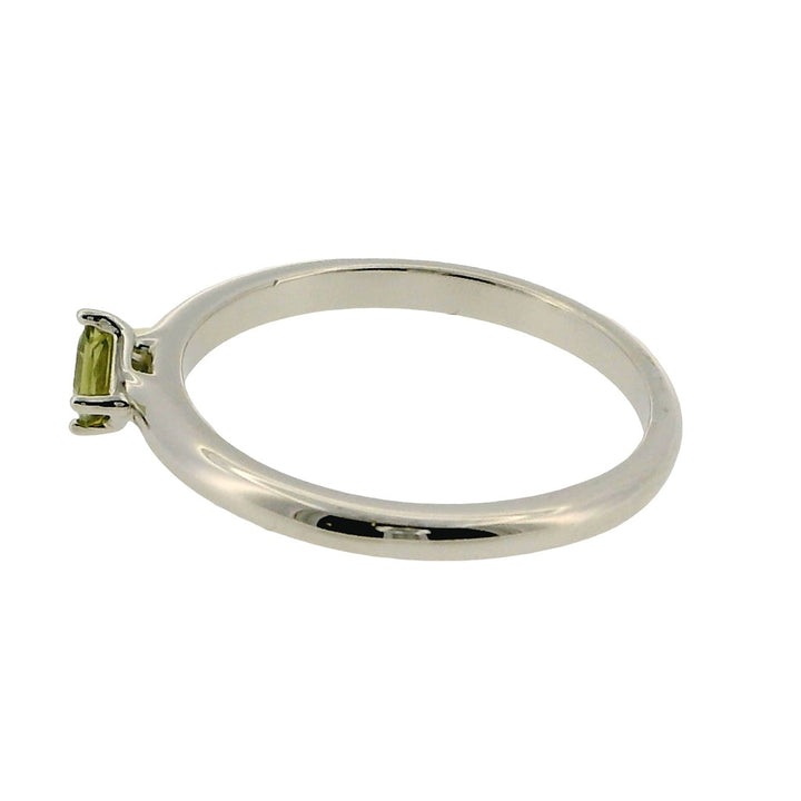 Bypass Engagement Ring White 14 Karat Gold