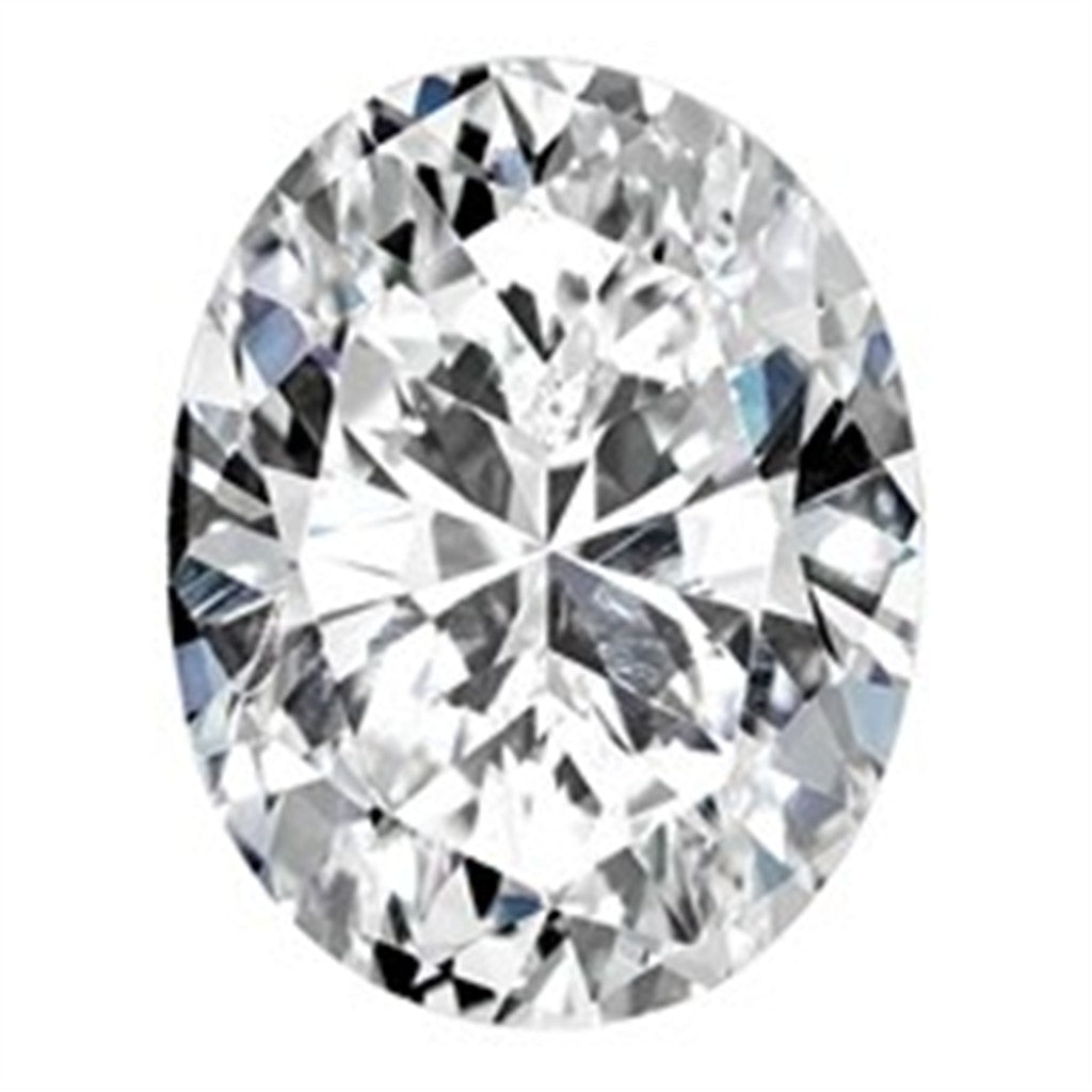2.08 Carat Laboratory-Grown Origin Lab Diamond Oval Shape F Color VVS2 Clarity