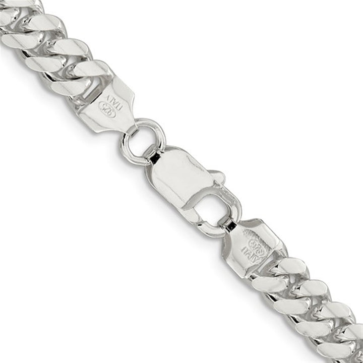 White .925 7.25 MM Cable Chain 20" Long