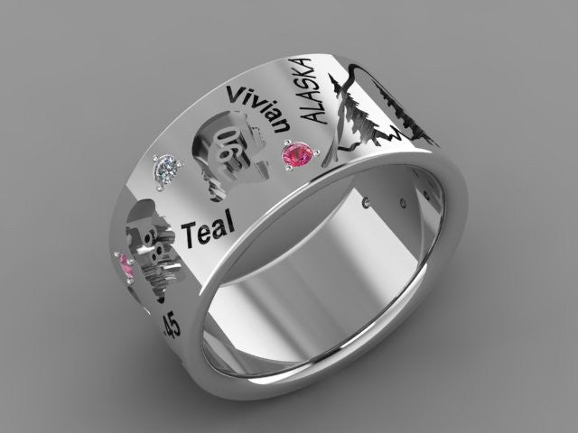 My Story Ring: Created for Rita Bishop